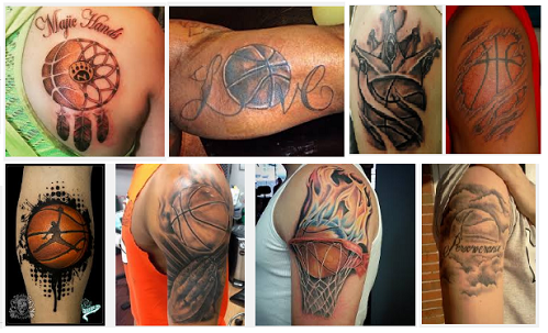 krepšinis tattoo designs