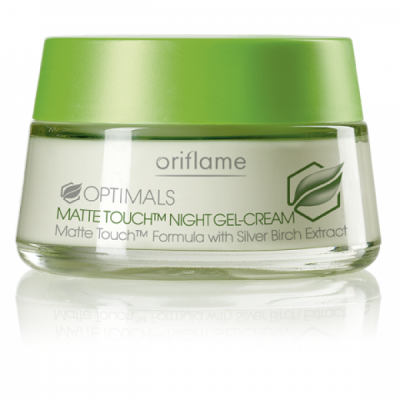 Oriflame optimals matte touch night gel cream