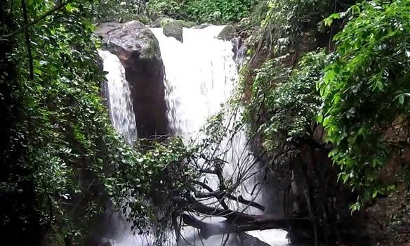 cascade in Goa-Kesarval Falls