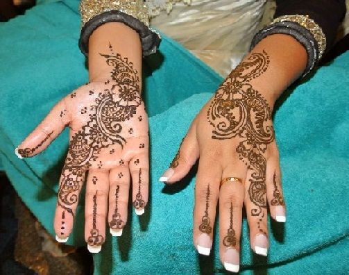 Abstract Floral MEHNDI Designs