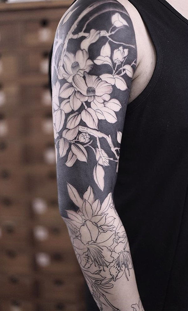 floare-full-maneca-tatuaj
