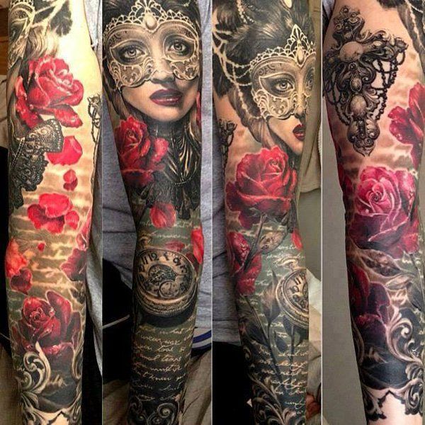Exemple minunate de idei de tatuaje cu mânecă întreagă