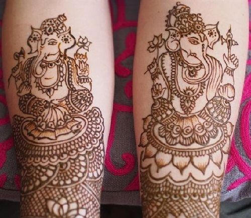 Ganesha Design For Hand