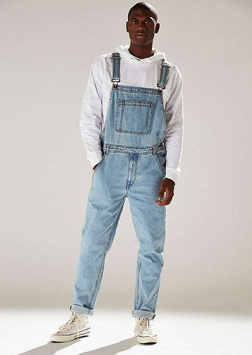 Verdusa Woman’s Classic Denim Ripped Pocket Overall