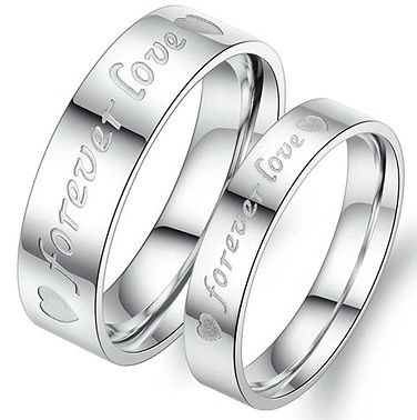 Bevésett Rings for Couples