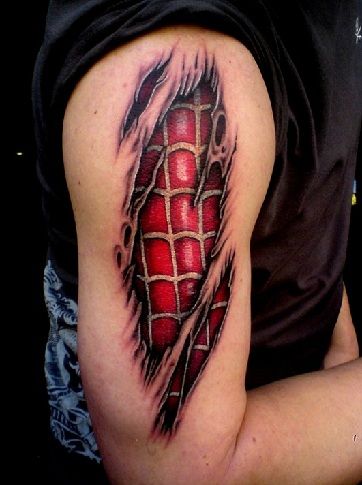 Nuostabus Ripped Skin Tattoo Design