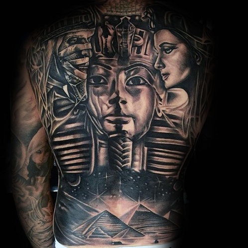 Incredible Mummy Tattoo Design
