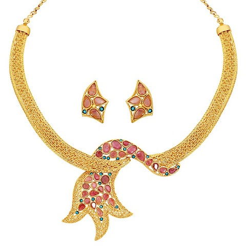 Designer Gold Necklace Design