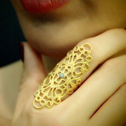 Arany Full Finger Ring