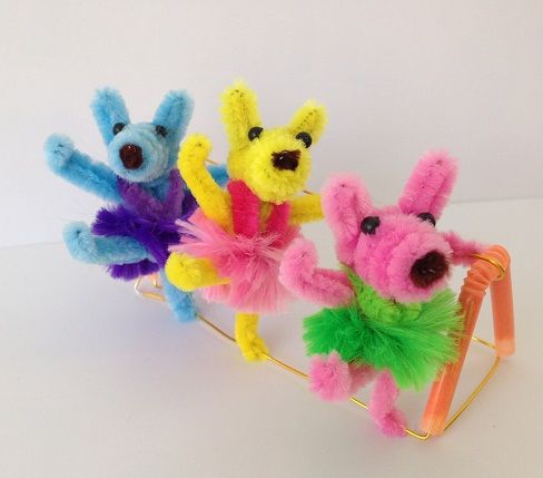 Mielas Puppies Pipe Cleaner Crafts
