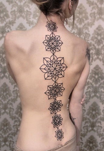 Čakra Spinal Cord Tattoo