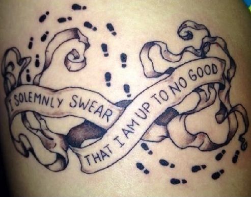 celebru Harry Potter Quotes Tattoos
