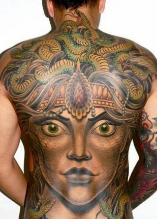 Művészeti style Medusa Tattoo Designs