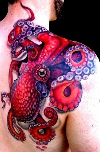Odlično Octopus Tattoo Design