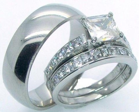 A lui and Hers Wedding Ring Set