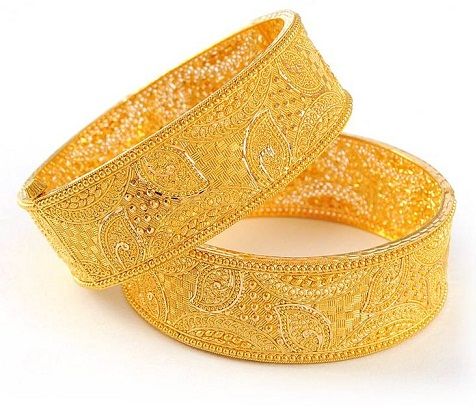 22k gold bangles