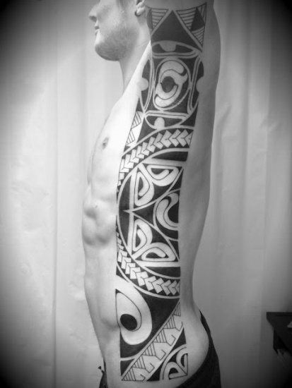 Geometrinis Mayan Tattoo Design