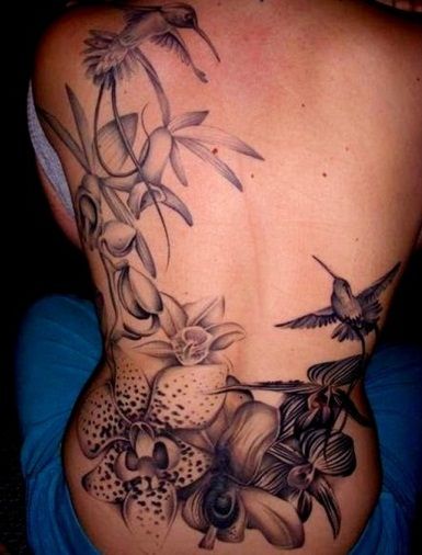 orchid tattoo designs