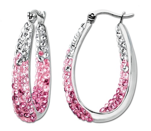 sidabras shade Pink Earring