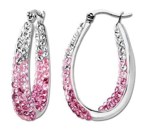 rožinis earrings
