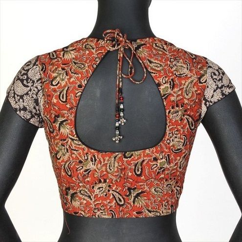 Full Embroidered Pot Neck Blouse