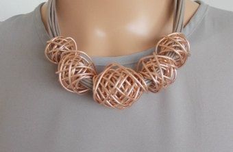 Multi-cord Rose Gold Necklace