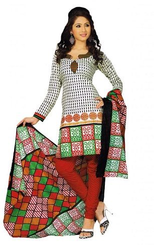 Dupatta Pattern with Stitched Suit