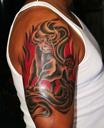 Magnific Dark Skin Tattoo Design