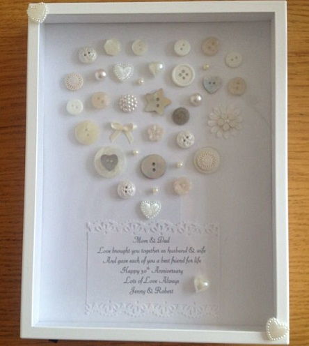 Pearl Button Frame