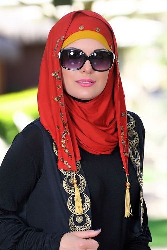 La modă Hijabs with Tassels