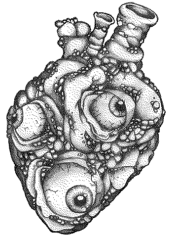 Monstru Heart Tattoo Design