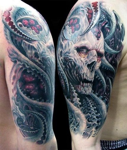 Incredible Monster Tattoo Design