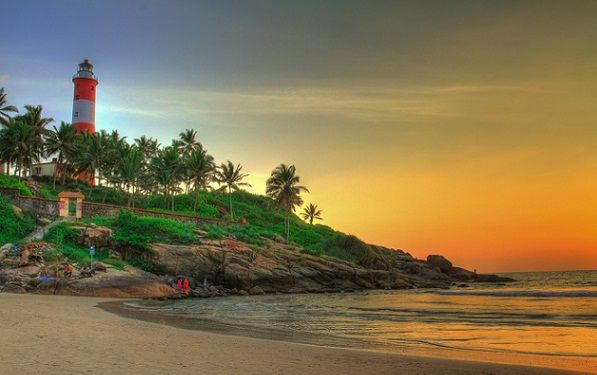 Paplūdimiai in Tamil Nadu-Kovalam Beach