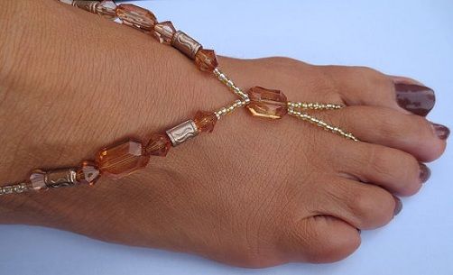 lucrat manual Beaded Anklets