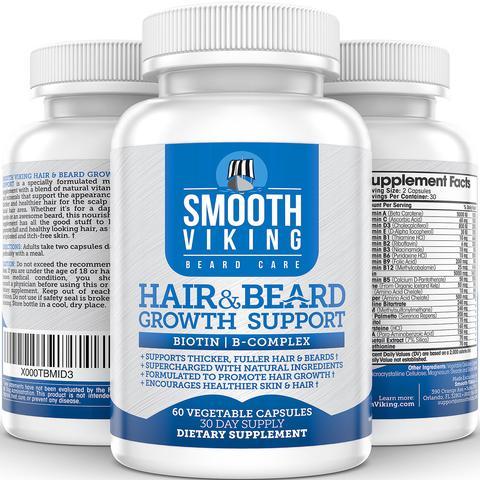Sklandus Viking Hair & Beard Growth Support