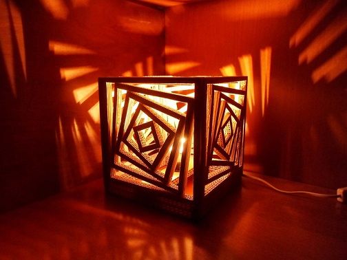 Cardboard Lamp Light
