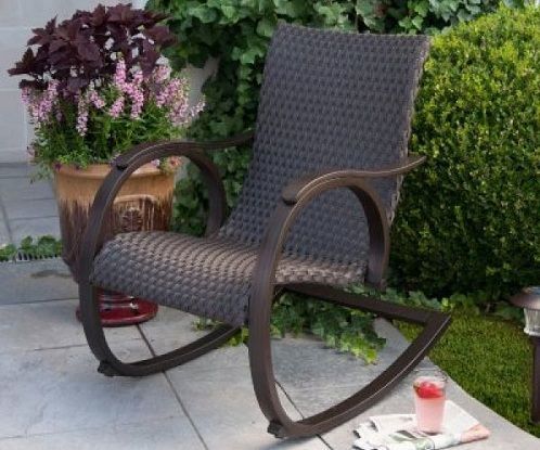 Metal Frame Balcony Chairs for Outdoors