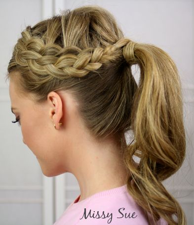 zakrivljen ponytail hairstyles