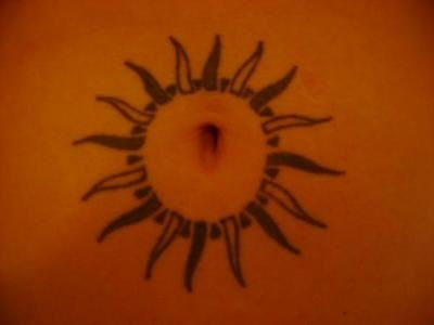 Belly Button Tattoo