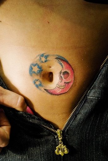 Fabulos Belly Button Tattoo Designs