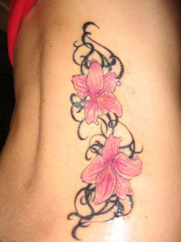 Tatuiruotės pictures Flowers Orchid Tattoos