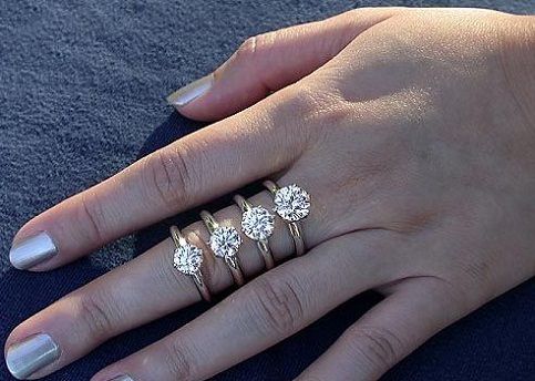 1 Carat Trendy Diamond Ring