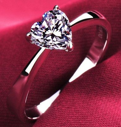 1 Carat Heart Shape Diamond Ring