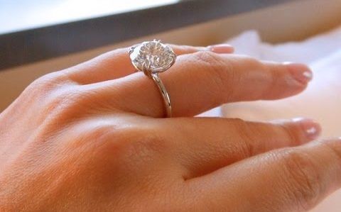 5 Carat Princess Cut Diamond Ring