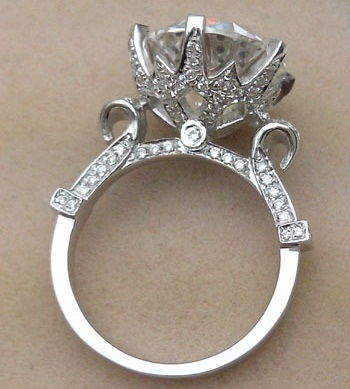 5 Carat Royal Design Cut Diamond Ring