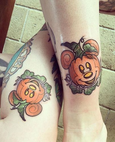 Imaginativ Mickey and Minnie Tattoo Design