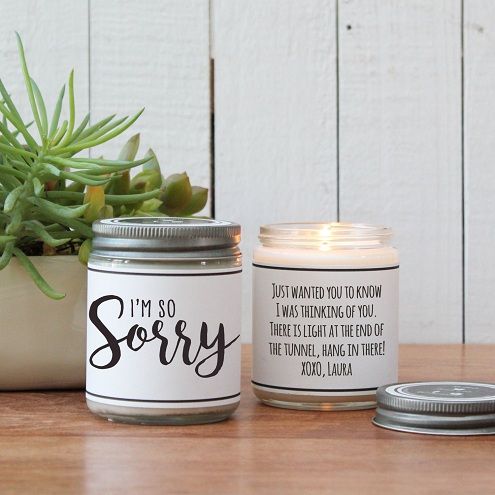Aš'm So Sorry Soy Candle Gifts