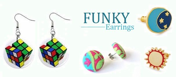 funky earrings