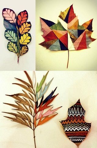 pictură Leaves Craft