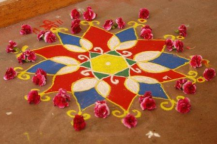9 Best Line Rangoli Designs And Patterns | Styles At Life